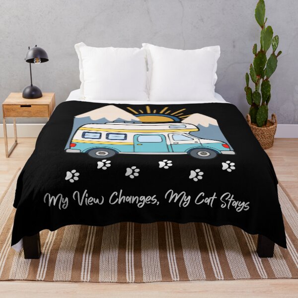 Item preview, My Views Changes, My Cat Stays. Funny RV and Cat design designed and sold by SofikoDesigns.