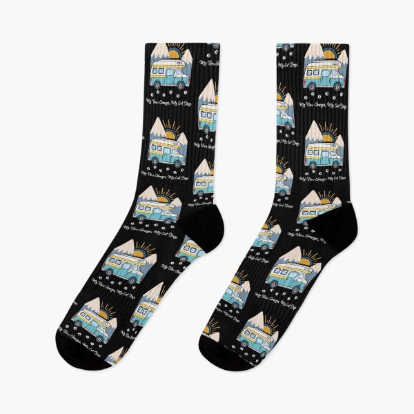 Item preview, My Views Changes, My Cat Stays. Funny RV and Cat design designed and sold by SofikoDesigns.