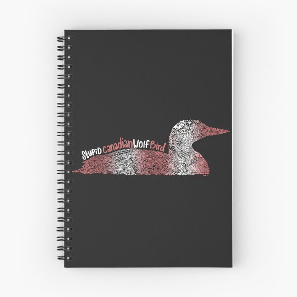 Item preview, Stupid Canadian Wolf Bird - red & white designed and sold by maddiemak96.