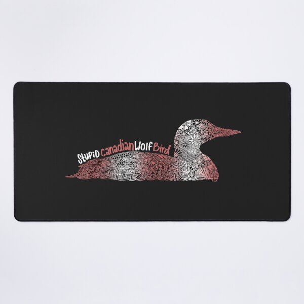 Item preview, Stupid Canadian Wolf Bird - red & white designed and sold by maddiemak96.