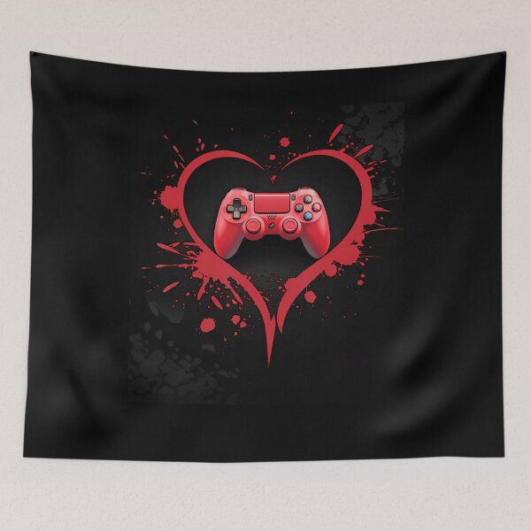 Item preview, Gamer Heart Valentines Day Video Games Boys Kids Teens designed and sold by BeverlyBrenda.