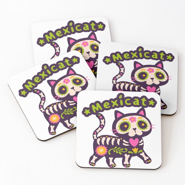 Item preview, Mexicat Cat Day of the Dead Style designed and sold by pUNKnown.