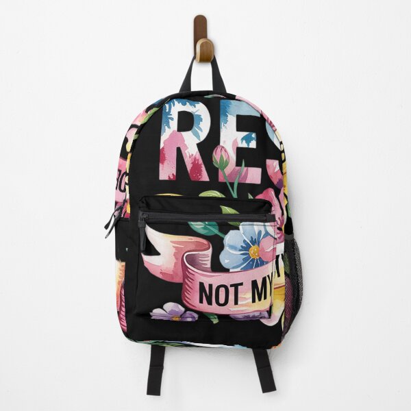 Item preview, Anti-Trump Floral Resist Not My President  designed and sold by KonstanKoraner.