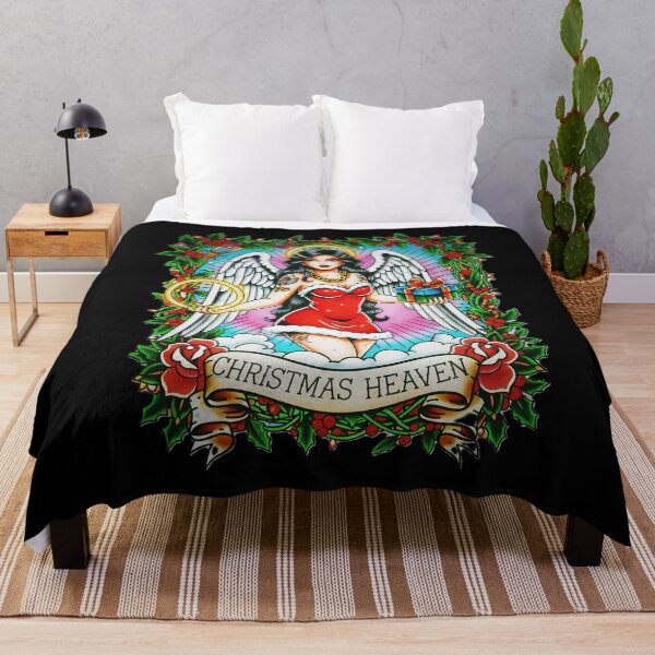Item preview, Christmas Heaven Pinup - Angel Retro Flash designed and sold by CoffinsArt.