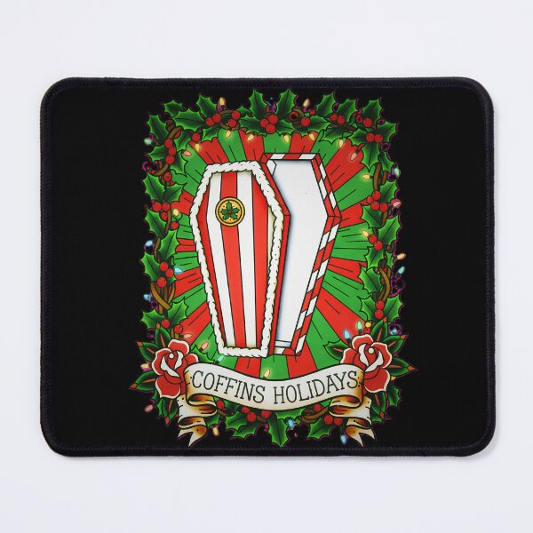 Item preview, Coffins Holidays - Candy Cane Goth Christmas designed and sold by CoffinsArt.