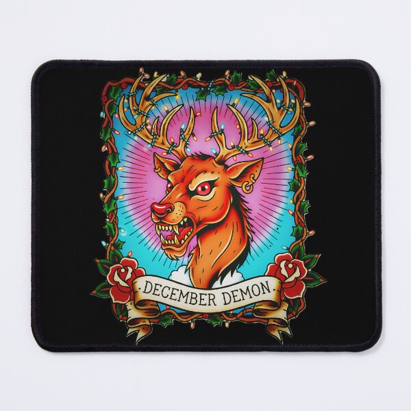 Item preview, December Demon Reindeer - Evil Christma Flash designed and sold by CoffinsArt.