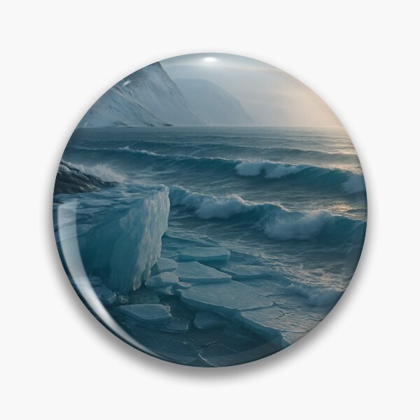Item preview, Arctic Sunrise Over Frozen Waves Phone Cases designed and sold by Eric’s Creative Corner.