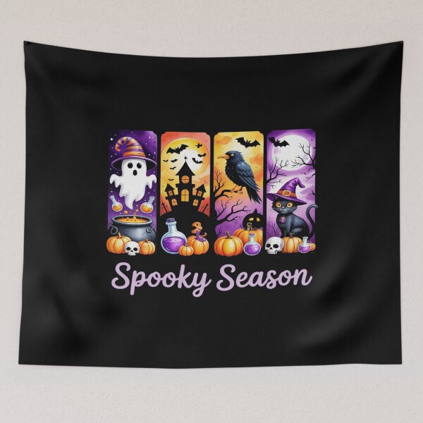 Item preview, Spooky Season Ghost Witch Cat Halloween designed and sold by Sandrhaus.