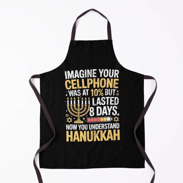 Item preview, Hanukkah Miracle Phone Battery Humor Jewish designed and sold by BeverlyBrenda.