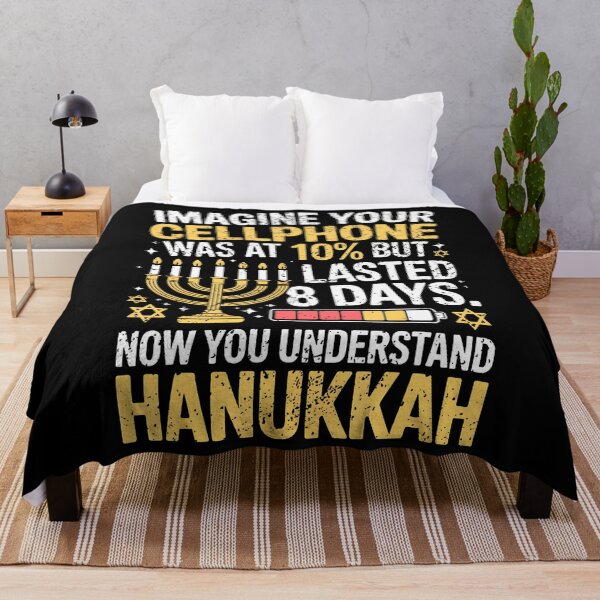 Item preview, Hanukkah Miracle Phone Battery Humor Jewish designed and sold by BeverlyBrenda.