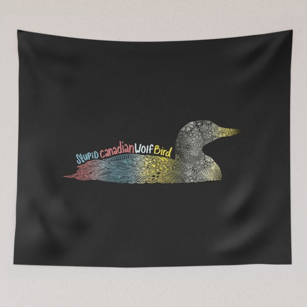 Item preview, Estúpido pájaro lobo canadiense: colores de la camiseta de la rivalidad acalorada designed and sold by maddiemak96.