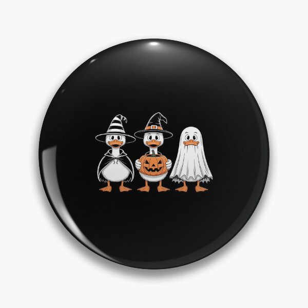 Item preview, Spooky Season Halloween Goose Ghost Witch Jack O Lantern designed and sold by Sandrhaus.