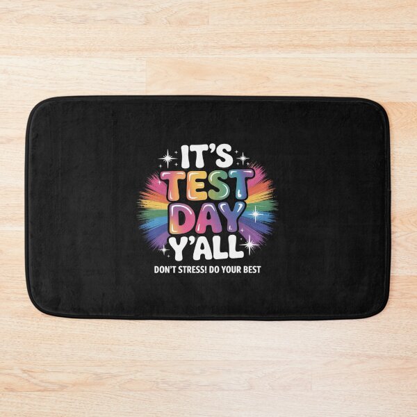 Item preview, It's Test Day Rock The Test Teacher Student Testing Day designed and sold by itsnothatweird.
