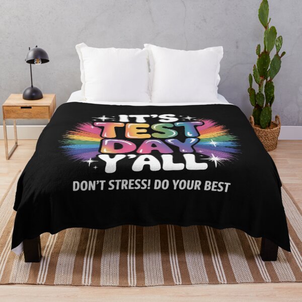 Item preview, It's Test Day Rock The Test Teacher Student Testing Day designed and sold by itsnothatweird.