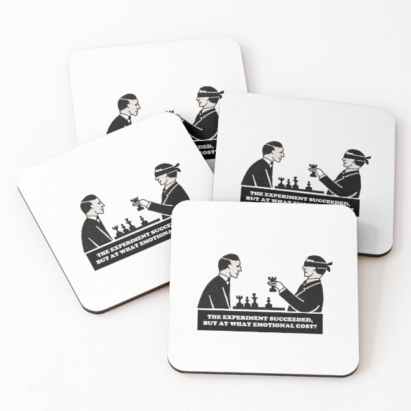 Item preview, Funny Scientist Chess Experiment Weirdcore Retro Vintage Science designed and sold by The Sticker Bureau.
