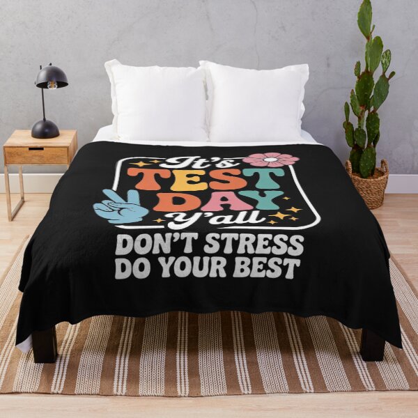 Item preview, It's Test Day Y'all Groovy Testing Day Teacher Student Exam designed and sold by itsnothatweird.