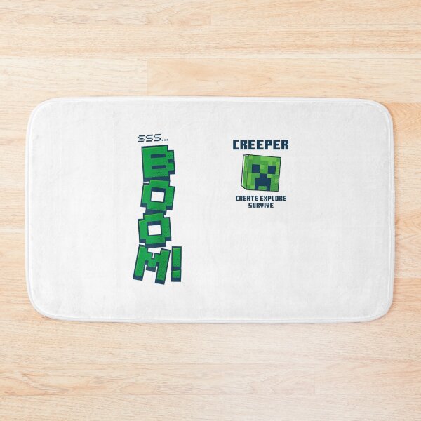 Item preview, Boom Explosion Green Pixel Monster Funny Retro Gamer Art designed and sold by DemetMath.