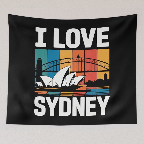 Item preview, I Love Sydney Opera House Cityscape designed and sold by BeverlyBrenda.