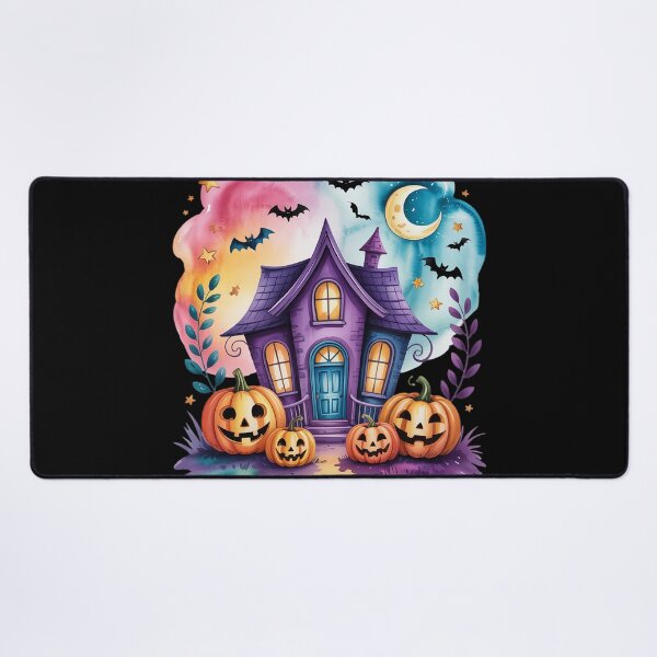 Item preview, Spooky Season Pumpkin Ghost Neon Halloween Boho Watercolor designed and sold by Sandrhaus.