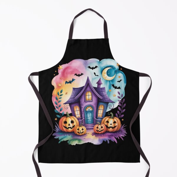 Item preview, Spooky Season Pumpkin Ghost Neon Halloween Boho Watercolor designed and sold by Sandrhaus.