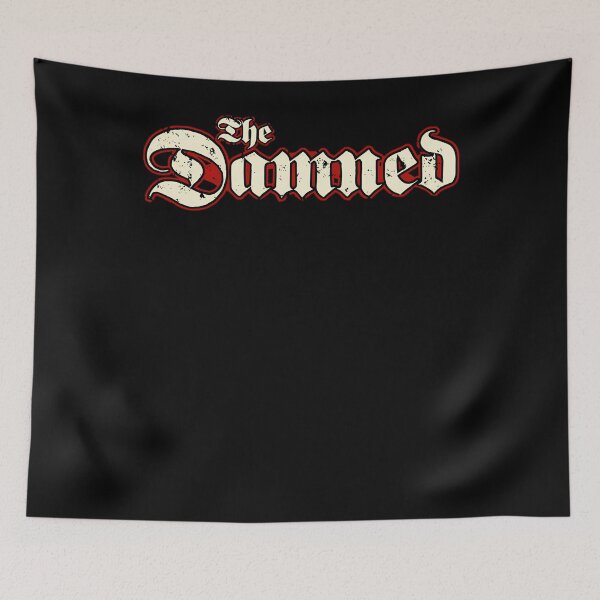 Item preview, The Damned Logo Band Vintage designed and sold by ViolaOrn.