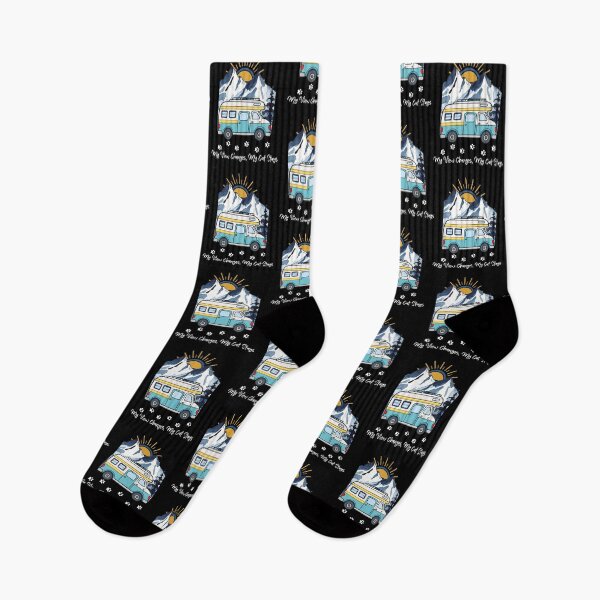 Item preview, My Views Changes, My Cat Stays. Funny RV and Cat design designed and sold by SofikoDesigns.