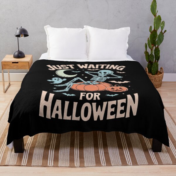 Item preview, Spooky Skeleton Summerween Waiting for Halloween designed and sold by Sandrhaus.