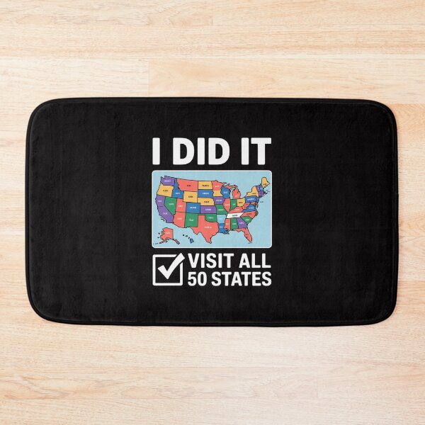 Item preview, Visited all 50 states, USA map for travel champion lover designed and sold by Viepenny.