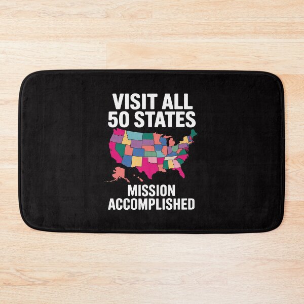 Item preview, Visit all 50 states map USA travel gift designed and sold by Viepenny.