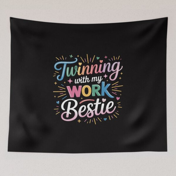 Item preview, Twinning With My Work Bestie designed and sold by Viepenny.