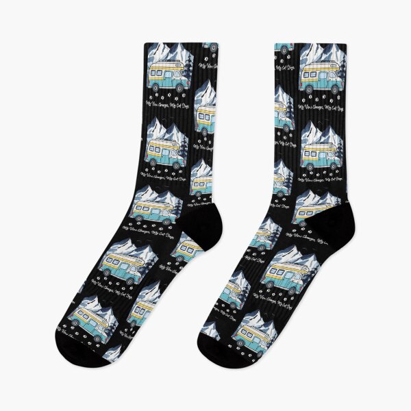 Item preview, My Views Changes, My Cat Stays. Funny RV and Cat design designed and sold by SofikoDesigns.