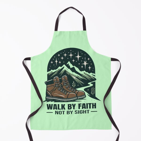Item preview, Walk by Faith Not by Sight Christian Mountain Hiking Outdoors Design designed and sold by socozora.