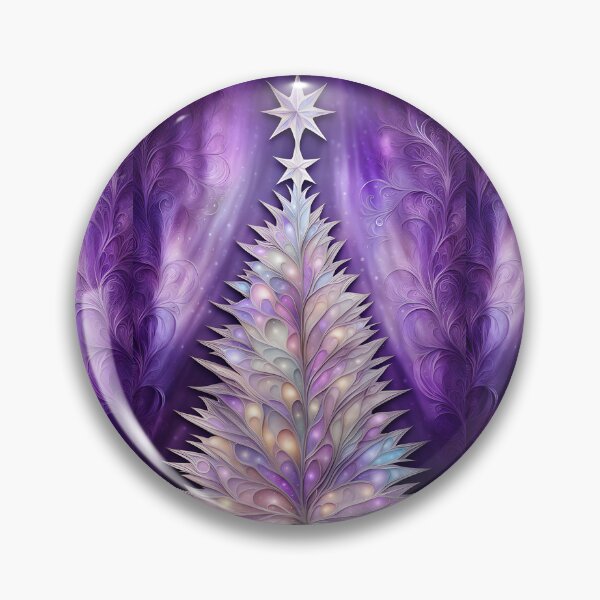 Item preview, SEASONS GREETING CHRISTMAS TREE Purple Amethyst Sapphire Stained Glass Art Print on Demand ~Winter Wonderland Party Decoration~Birthday Gift~Favor designed and sold by Spinning Plates 360.
