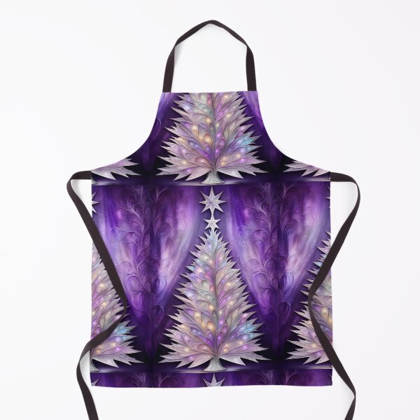 Item preview, SEASONS GREETING CHRISTMAS TREE Purple Amethyst Sapphire Stained Glass Art Print on Demand ~Winter Wonderland Party Decoration~Birthday Gift~Favor designed and sold by Spinning Plates 360.