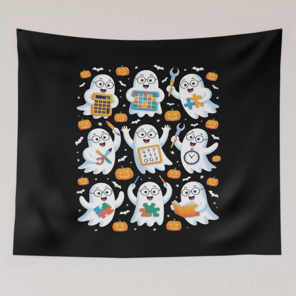 Item preview, Spooky Teacher Ghost Halloween Teacher Preppy Teacher Boo designed and sold by ryukaizox1.