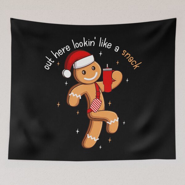 Item preview, Out Here Looking Like A Snack Funny Boujee Xmas Gingerbread designed and sold by SheilaAnjelica.