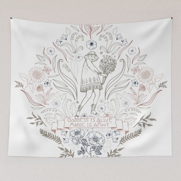 Item preview, Goddess is alive - magic is afoot, Flora; Roman Goddess of spring designed and sold by Goddessart.