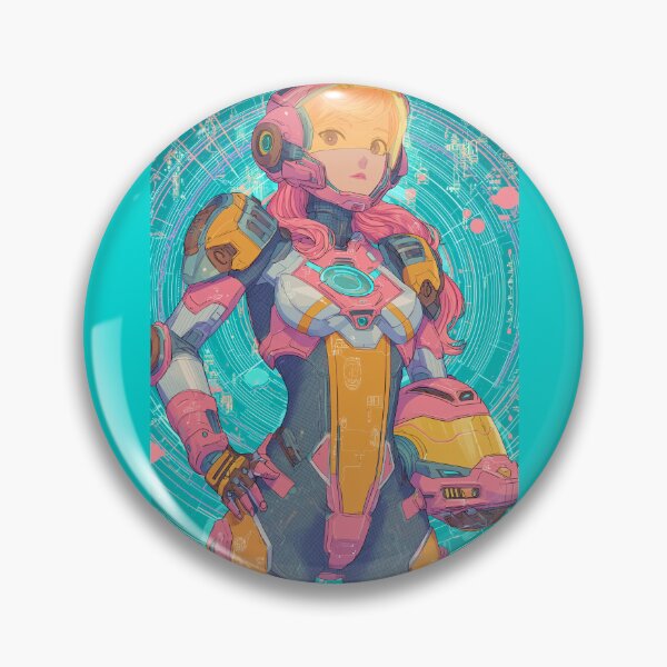 Item preview, Neon Starfighter Girl designed and sold by ArgentoArt.