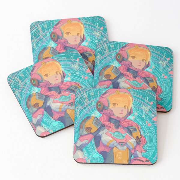 Item preview, Neon Starfighter Girl designed and sold by ArgentoArt.