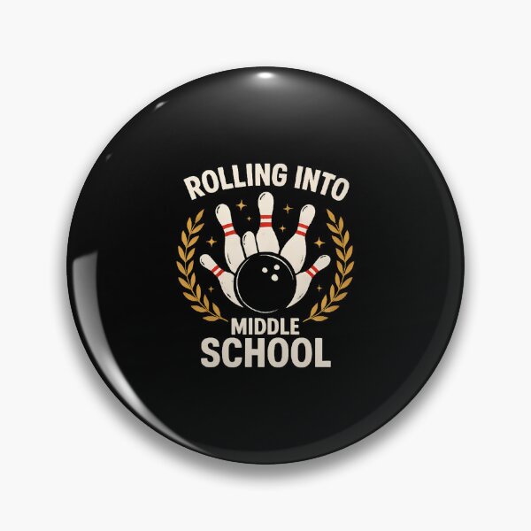 Item preview, Rolling Into Middle School Funny Bowling Promotion designed and sold by DanielleTonia.