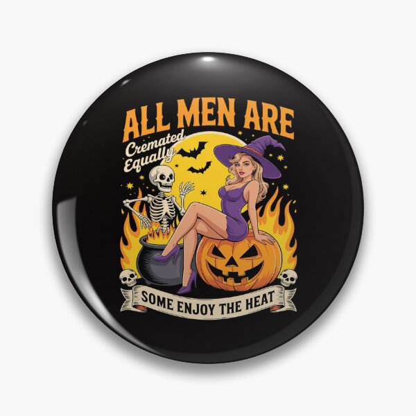 Item preview, Spooky Witch All Men Are Cremated Equal Feminist Halloween designed and sold by ryukaizox1.