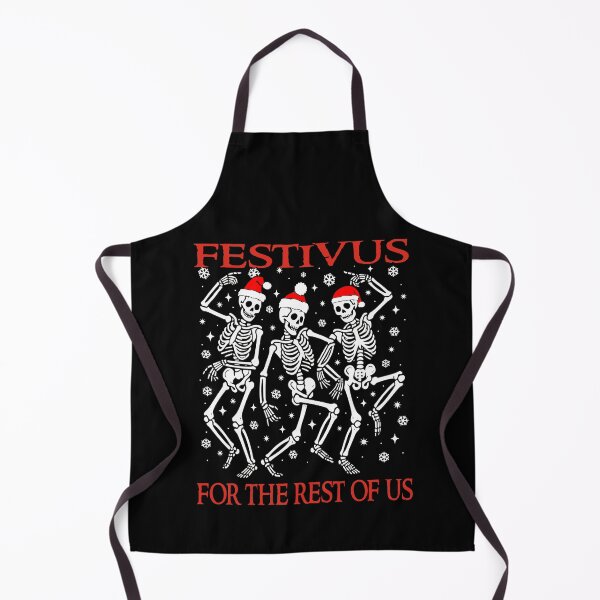 Item preview, Festivus For The Rest Of Us Funny Anti Christmas Skeletons designed and sold by Bad Kitty Designz.