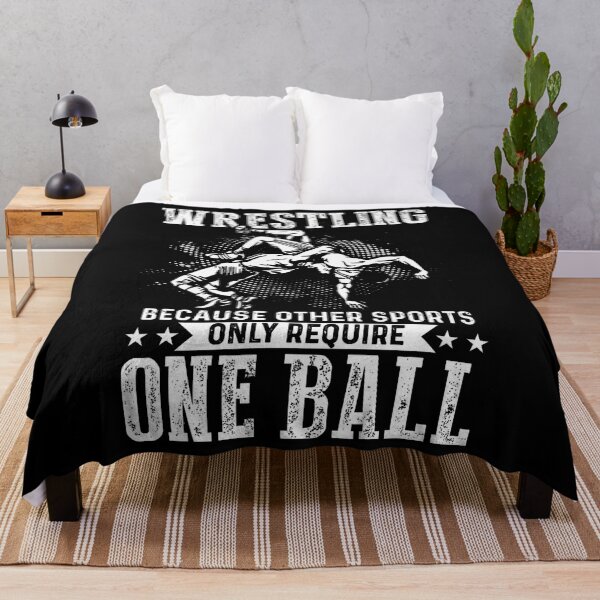 Item preview, Wrestling Because Other Sports Only Require One Ball designed and sold by PeggyBeverly.