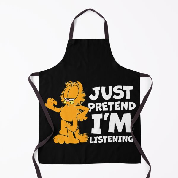 Item preview, Garfield Just Pretend Im Listening Funny Sarcastic Quote designed and sold by SantoAtti.