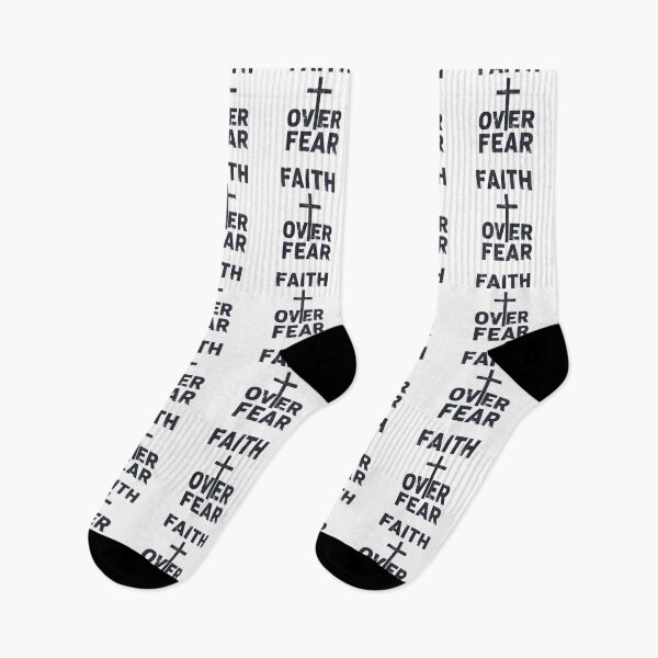 Item preview, Faith Over Fear | Strong Minimalist Christian Typography for Courage-Inspired Shoppers designed and sold by ebocraft.