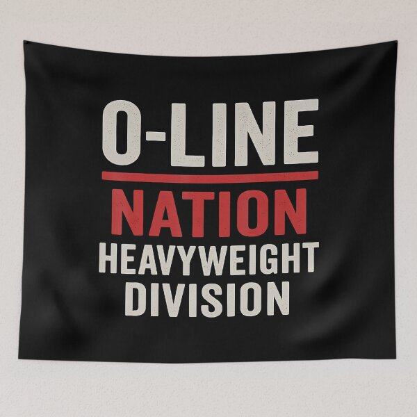 Item preview, O-Line Nation 	 Division Funny Football designed and sold by PeggyBeverly.