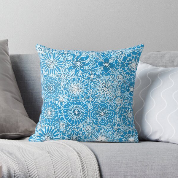 Pattern 93 Greek embroidery lace Throw Pillow