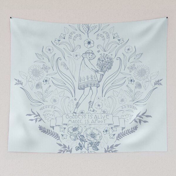 Item preview, Goddess is alive - magic is afoot, Flora; Roman Goddess of Spring designed and sold by Goddessart.