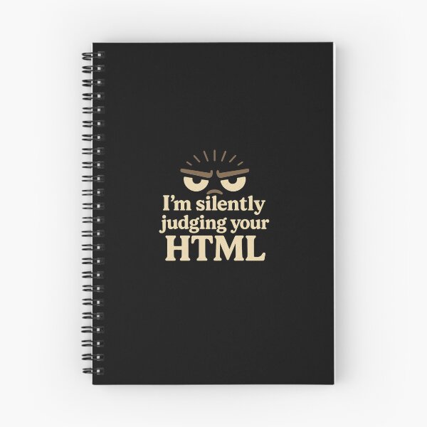 Item preview, I'm Silently Judging your HTML 2 designed and sold by Programming Jokes.