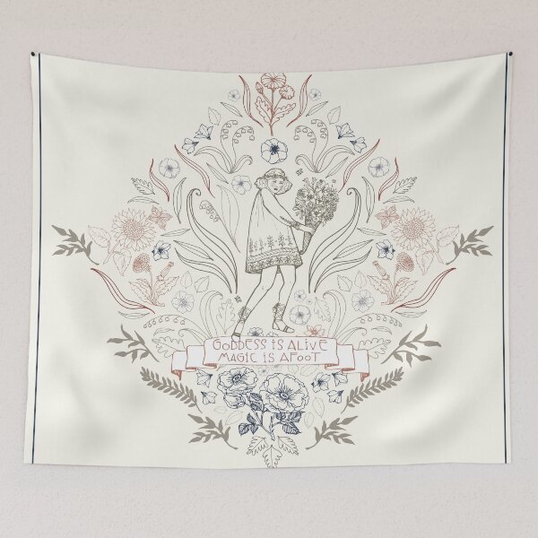 Item preview, Goddess is alive - magic is afoot, Flora; Roman Goddess of Spring designed and sold by Goddessart.